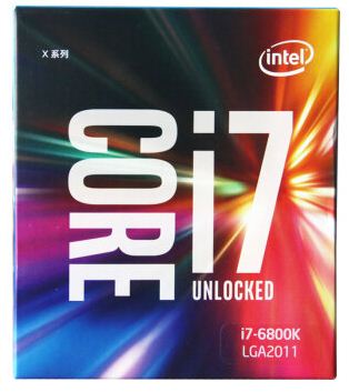 英特尔 Intel 酷睿双核i7-6800K盒装处理器 CPU