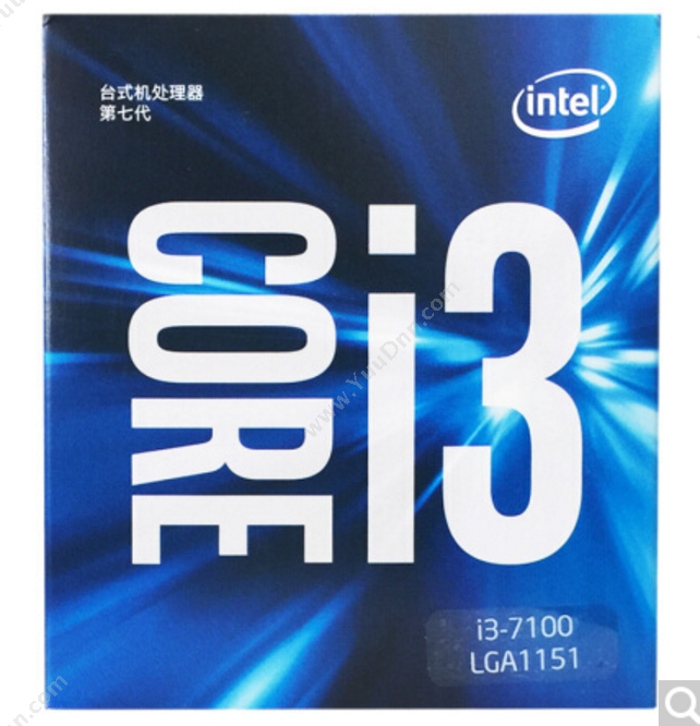英特尔 Intel 酷睿双核I3-7100T盒装处理器 CPU