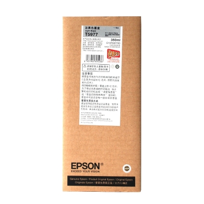 爱普生 Epson Pro9910浅黑墨350ml（C13T597780） 墨盒