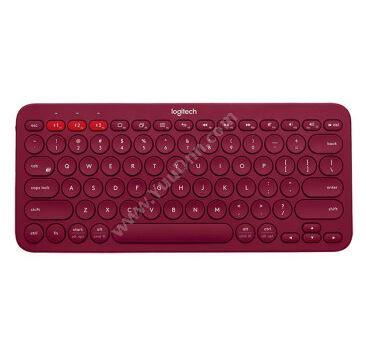 罗技 Logi多设备蓝牙K380(红)键盘