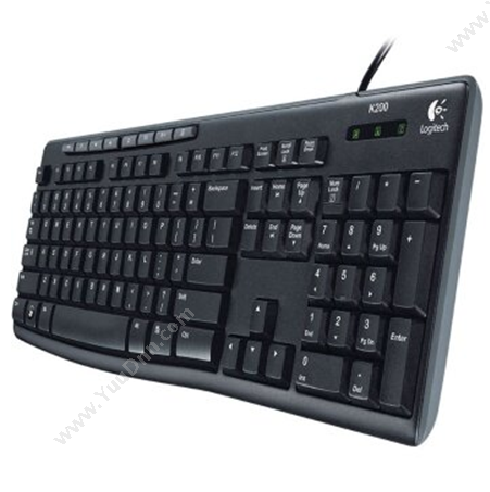 罗技 Logi多媒体键鼠套装MK200-FA键盘