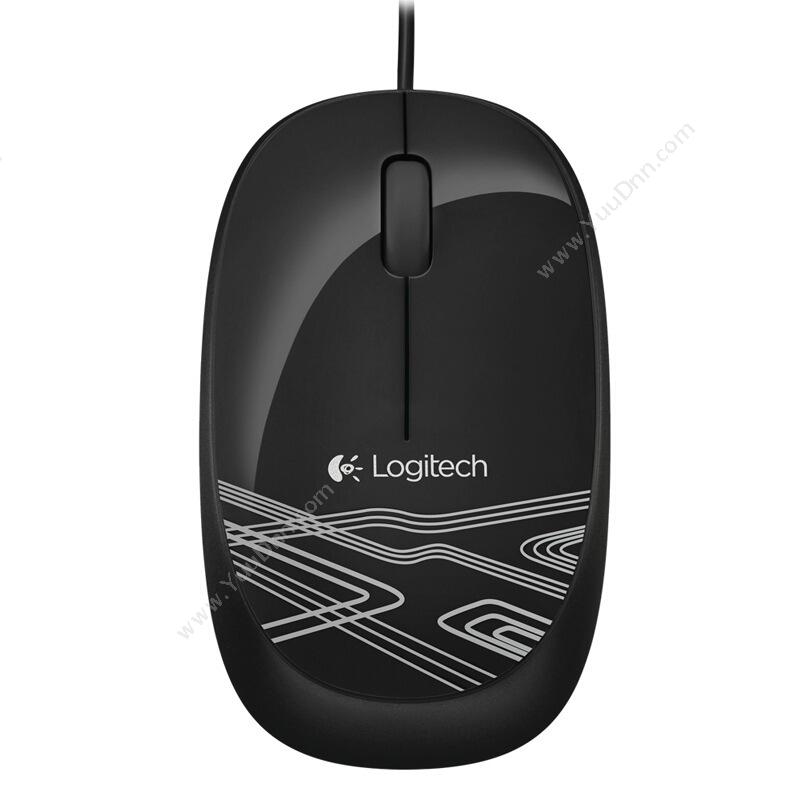 罗技 LogiM105有线炫酷黑鼠标