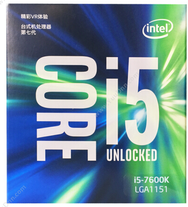 英特尔 Intel 酷睿四核i5-7600k盒装处理器 CPU