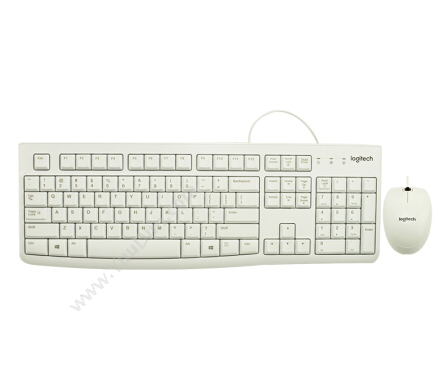 罗技 Logi键鼠套装MK120(白)键盘