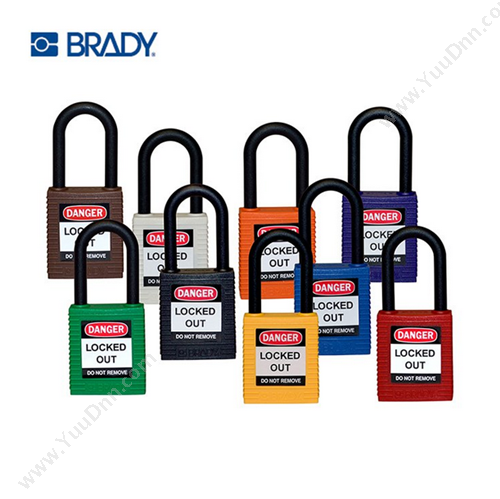 贝迪 Brady 通体绝缘，锁梁高度1.5 安全挂锁