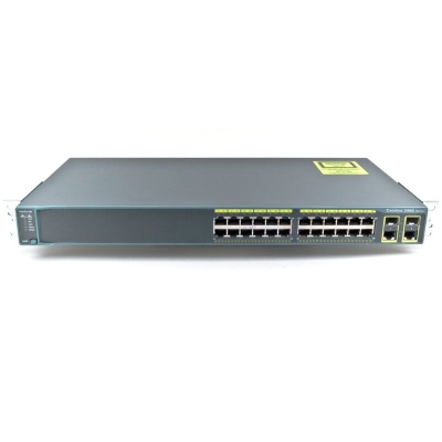 思科 Cisco 2960+系列二层百兆以太网接入WS-C2960+24TC-S 千兆网络交换机
