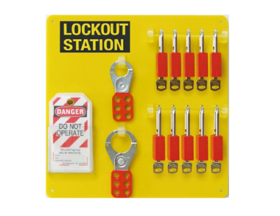 贝迪 Brady 5锁挂板带安全挂锁51181/Y406325 工业锁具