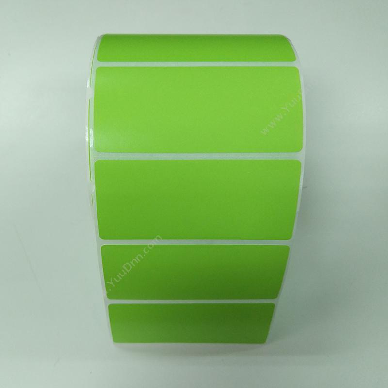 艾利 Avery80*35mm 热敏合成夹层标签（染一色，1000PCS）（绿）热敏纸标签