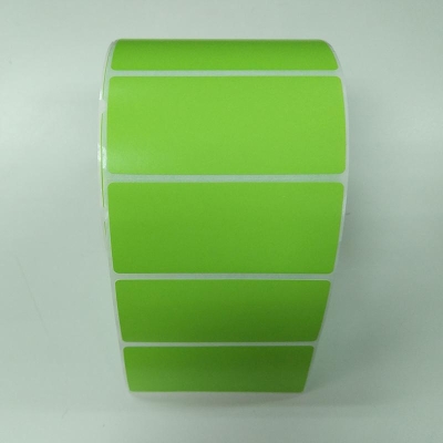 艾利 Avery 80*35mm 热敏合成夹层标签（染一色，1000PCS）（绿） 热敏纸标签