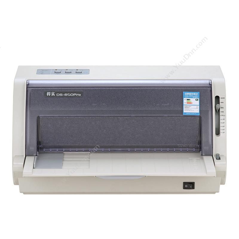 得实 Dascom DS-650PRO 平推式票据打印机（三年保修） 24针82列 商业级热转印标签机
