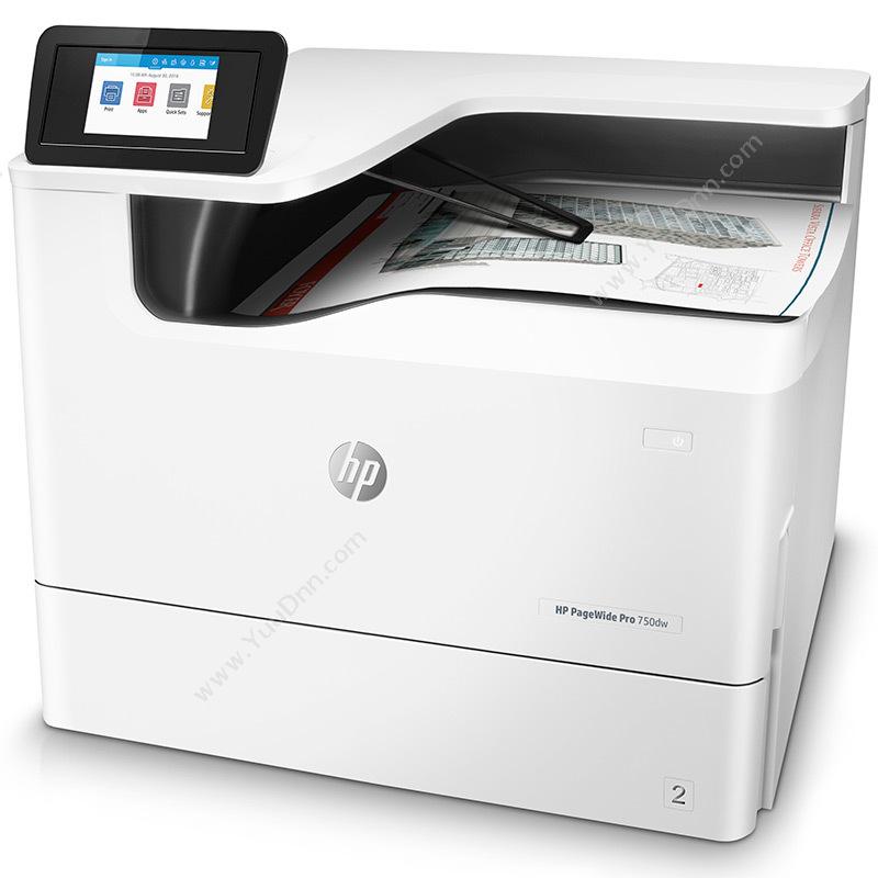 惠普 HP PageWide Pro 750dw 彩色页宽打印机 A3 宽幅打印/绘图仪
