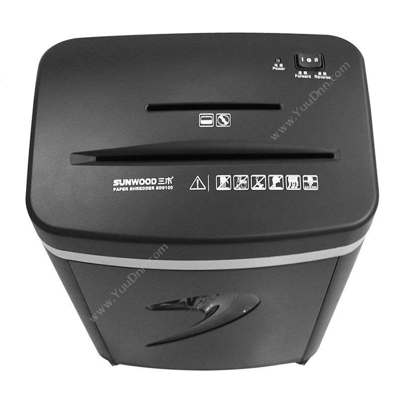 三丰 SD9100（黑） 纸箱包装 适用于文件切碎保密 双入纸口普通碎纸机