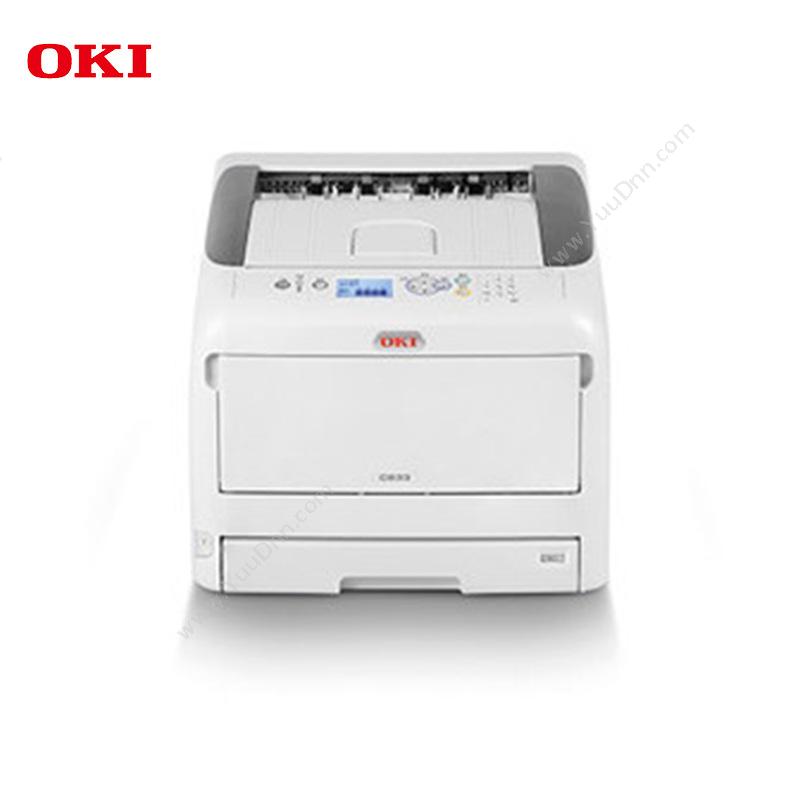 日冲 OKI C833dn 彩色页式LED打印机 A3 浅（ 灰）  单功能/有线/自动双面 针式打印机