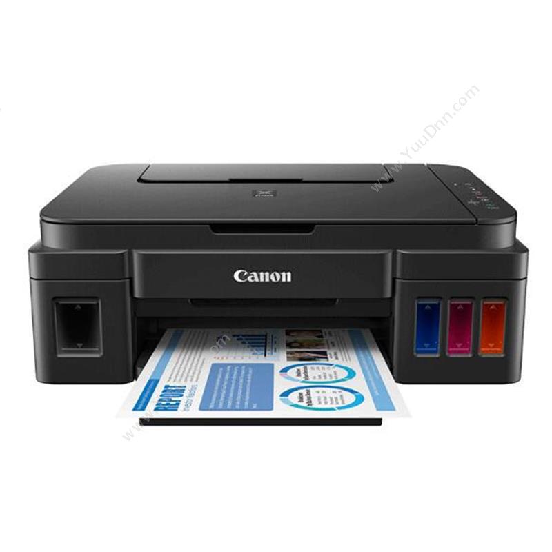 佳能 Canon G3800  A4幅面 （黑） 纸箱 一体化墨仓 A4彩色激光打印机