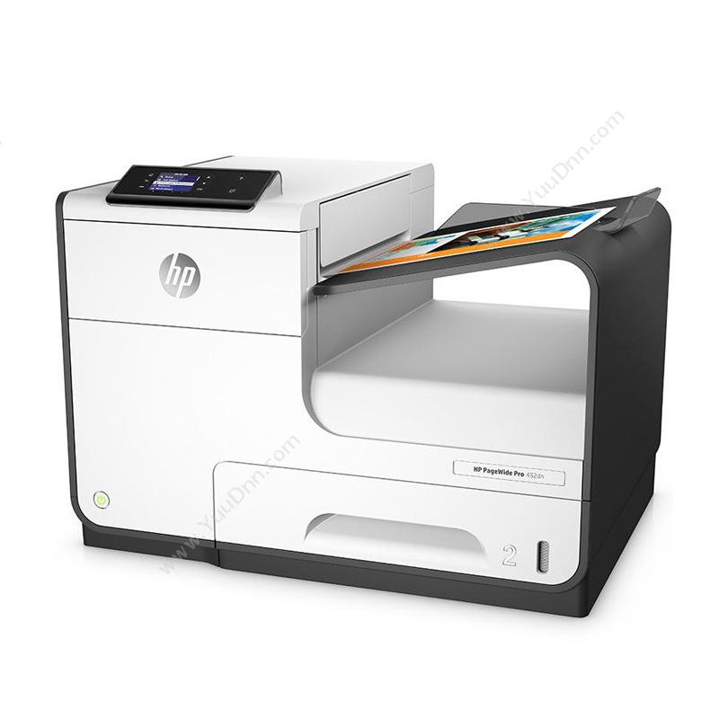惠普 HP PageWide Pro 452dn 页宽打印机 彩色A4 （白） A4彩色喷墨打印机