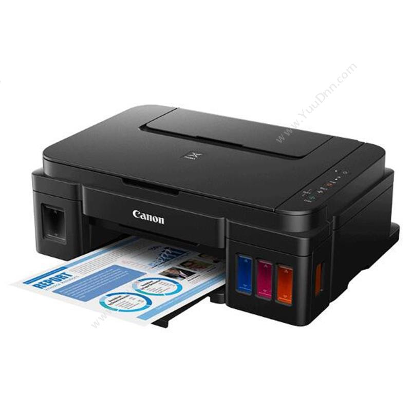 佳能 Canon G3800  A4幅面 （黑） 纸箱 一体化墨仓 A4彩色激光打印机