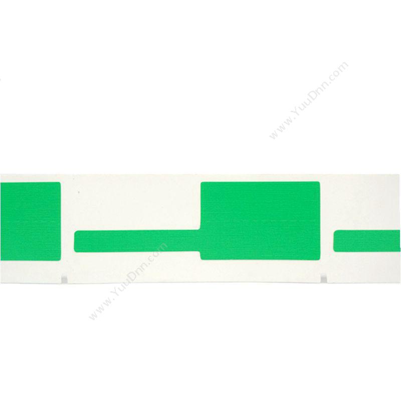 舜普 SP PF02-200G 打印标签 45mm*30mm+35mm （绿） 200片/卷 标签机打印配套耗材 线缆标签