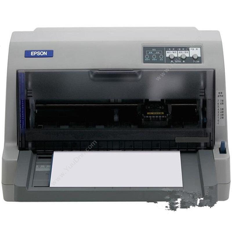 爱普生 Epson 730K II  平推式 灰蓝色 纸箱 82列 针式打印机