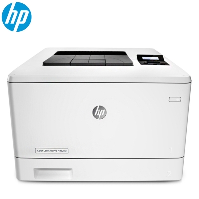 惠普 HP Color LaserJet Pro M452nw   A4彩色激光无线网络打印机1年保修  速度27/27 A4彩色激光打印机