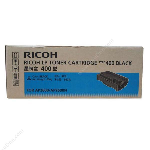 理光 Ricoh 400型 高容墨（EDP：400735) 20000页（黑）（适用 AP600L/AP2600/600/600N/AP600LU） 墨盒