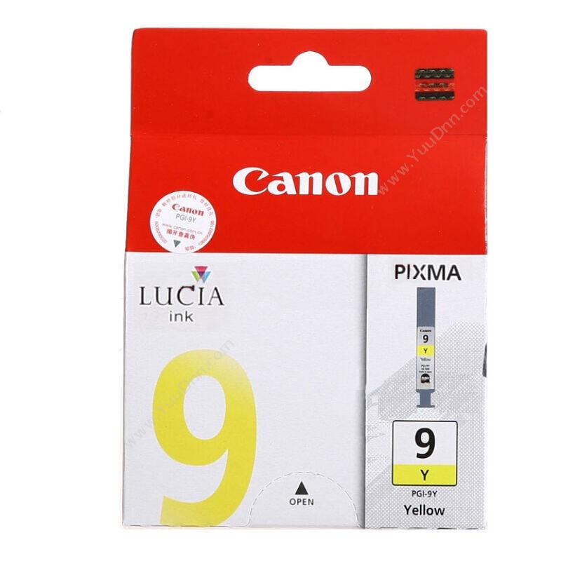 佳能 Canon PGI-9Y  14ml（黄）（适用 Pro9500/Pro9500mark II 、iX7000/mX7600） 墨盒