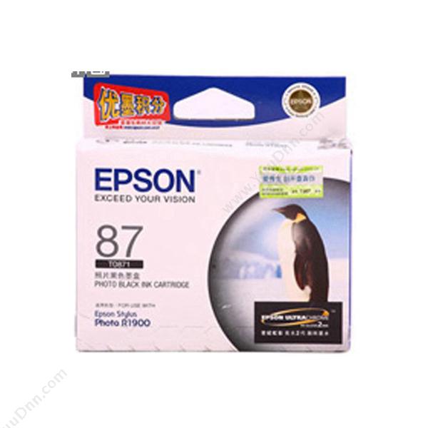 爱普生 Epson T0871（C13T087180） 照片（黑）（适用 Epson R1900） 墨盒