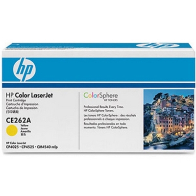 惠普 HP CE262A   11,000页（黄）（适用 Color LaserJet CP4025n/4025dn 打印机用 /Color LaserJet CP4540mFP/Color LaserJet CP4525n/4525dn 打印机用 ） 硒鼓