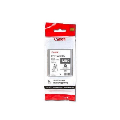 佳能 Canon PFI-102mBK  130mL 粗面（黑）（适用 iPF510、iPF610、iPF650、iPF655、iPF710、iPF750、iPF760、iPF765) 墨盒