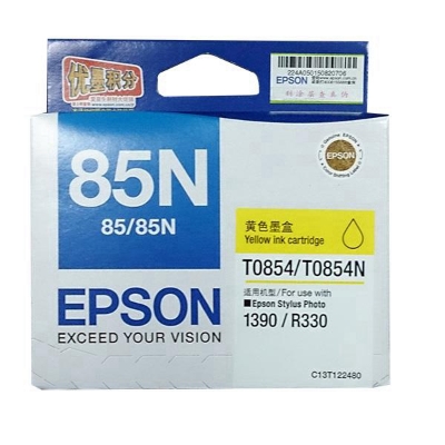 爱普生 Epson T0854   810页（黄）（适用 SP1390、R330） 墨盒