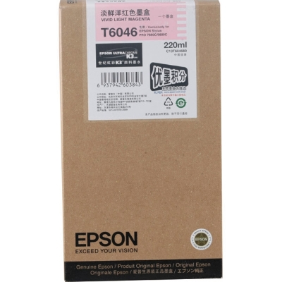 爱普生 Epson T6046（C13T604680）（红）（适用 PRO7800/7880/9880） 墨盒