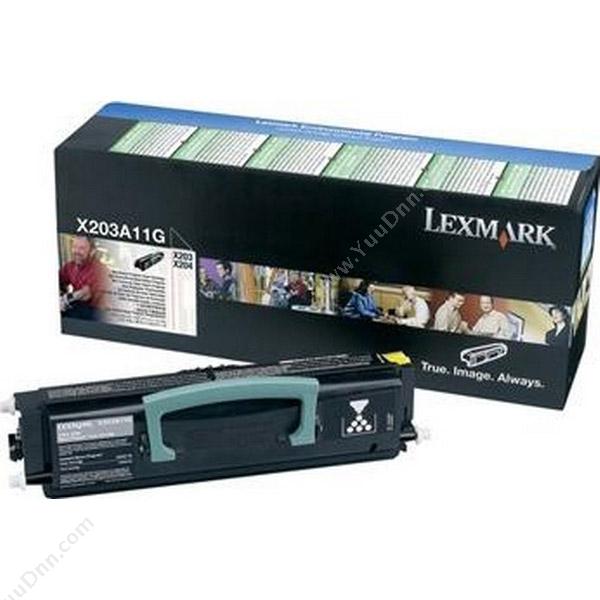 利盟 LexmarkX203A11G 墨  2500页（黑）（适用 X203n/X204n、2500页）墨盒