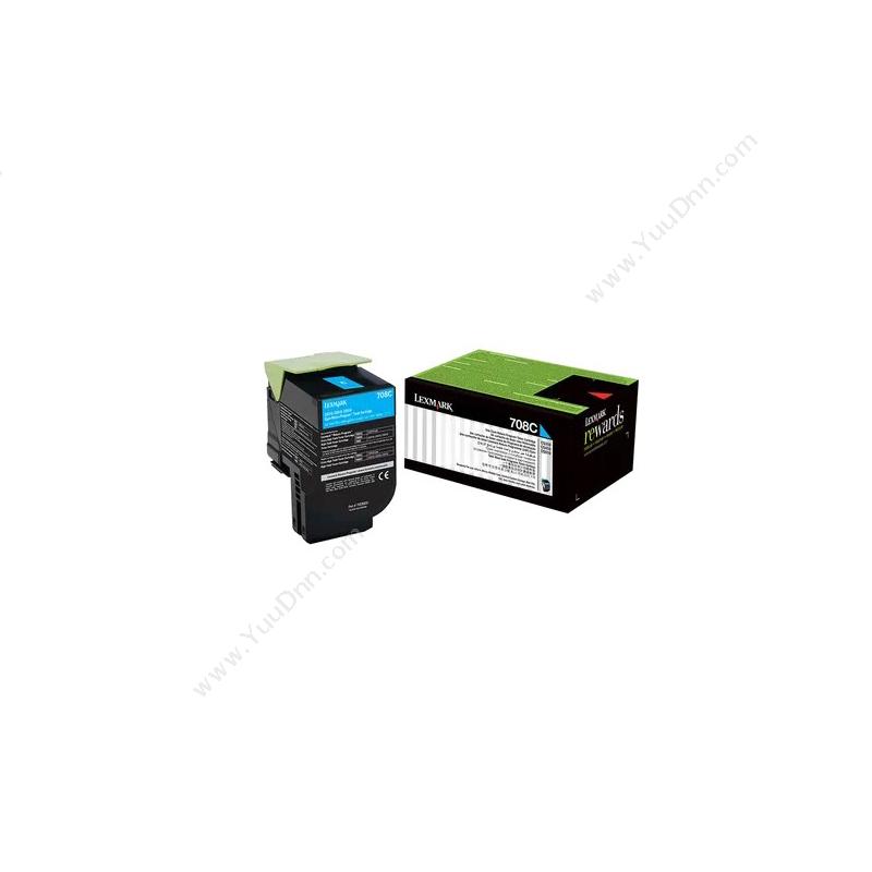 利盟 Lexmark 70C80K0 小容量（黑）碳  1000页（适用 CS410DN/CS310DN、1000页) 墨盒