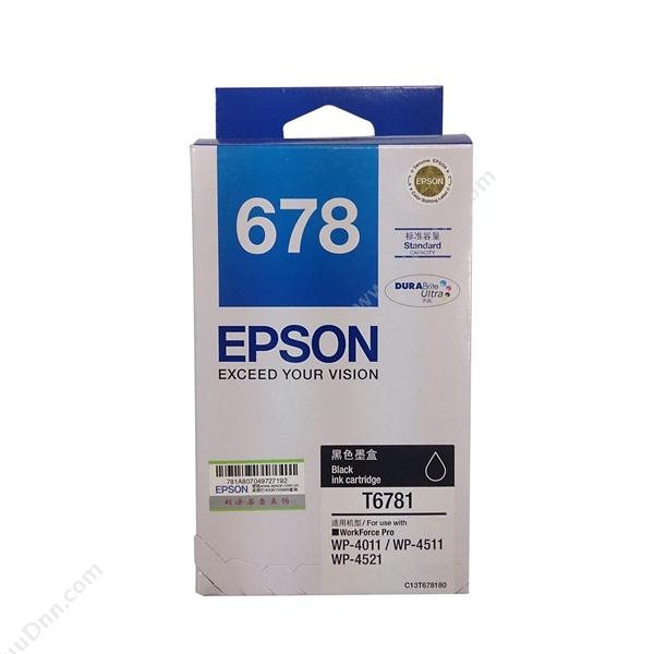 爱普生 EpsonT6781（黑）（适用WP4011/4521)墨盒