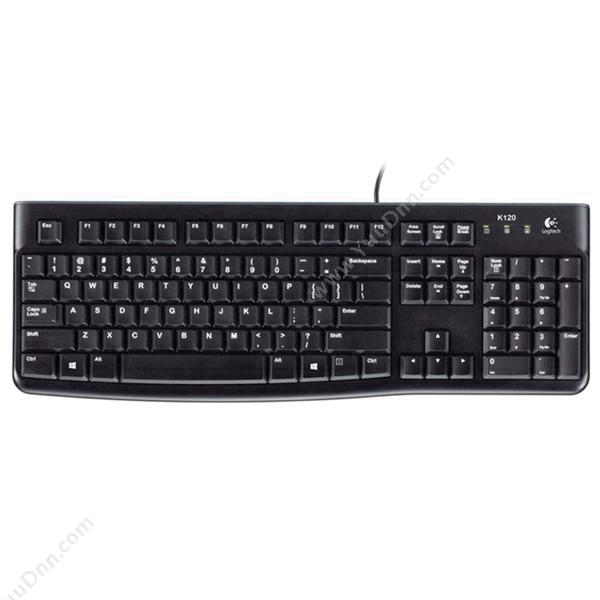 罗技 LogiK120 键盘（黑）键盘