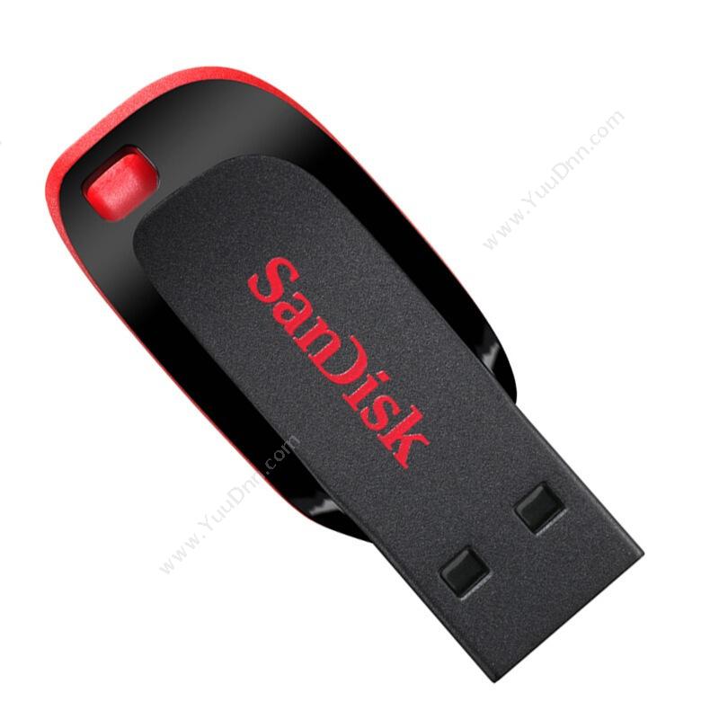 闪迪 SandiskSDCZ50-032G-Z35 酷刃 USB2.0  32G 黑（红）U盘