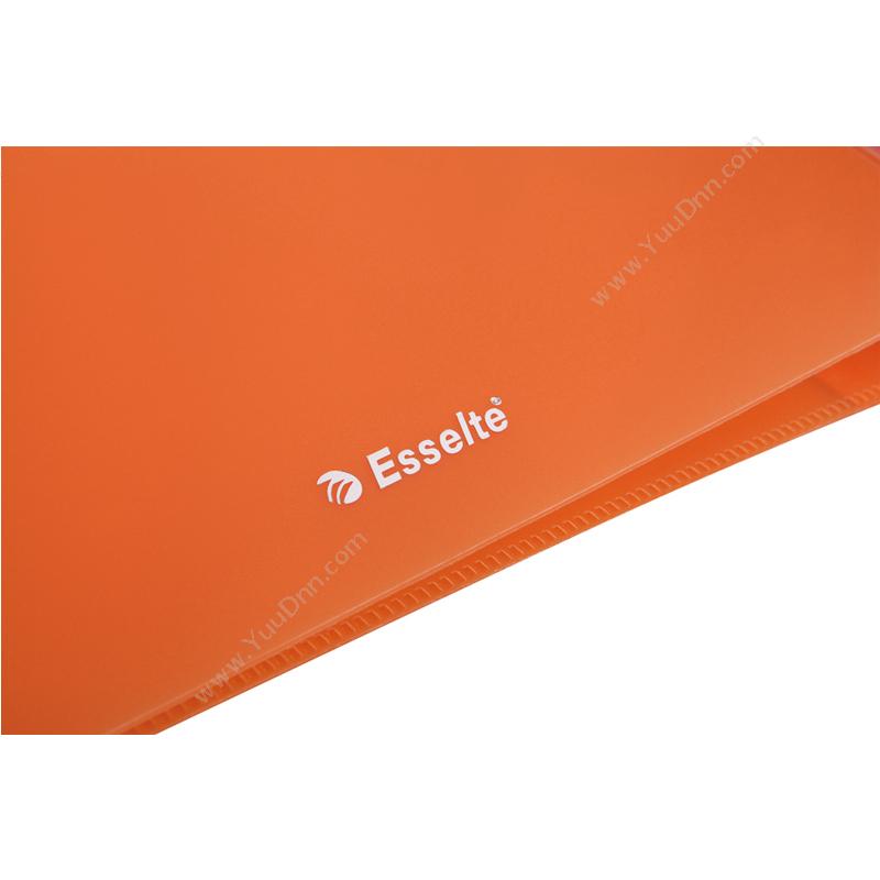易达 Esselte 88014 PP文件夹 A4 单强力夹 透明橙色 轻便夹