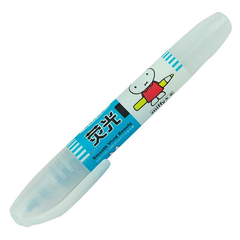 晨光文具 M&G米菲  插盖式荧光笔MF-5301/21003（（蓝），  12支/盒）单头荧光笔