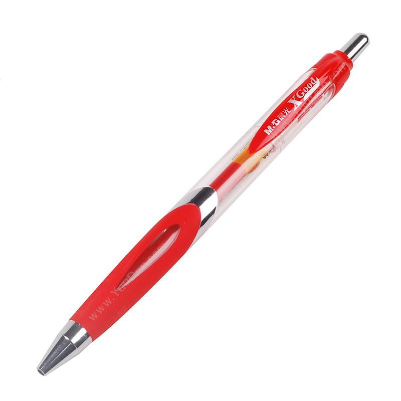 晨光文具 M&G GP1350 按动中性笔 0.5 （红） 替换芯G-5 按压式中性笔