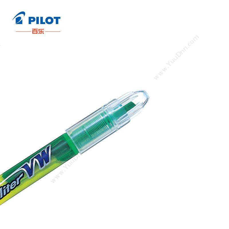 百乐 Pilot SVW-15SL-YG(EX) 粉黄/绿 1.0MM 10支/盒 双头荧光笔