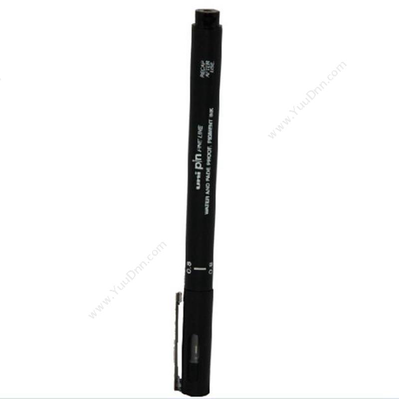三菱 Mitsubishi08-200绘图针笔/纤维笔0.8mm(（黑），12支/盒)插盖式中性笔