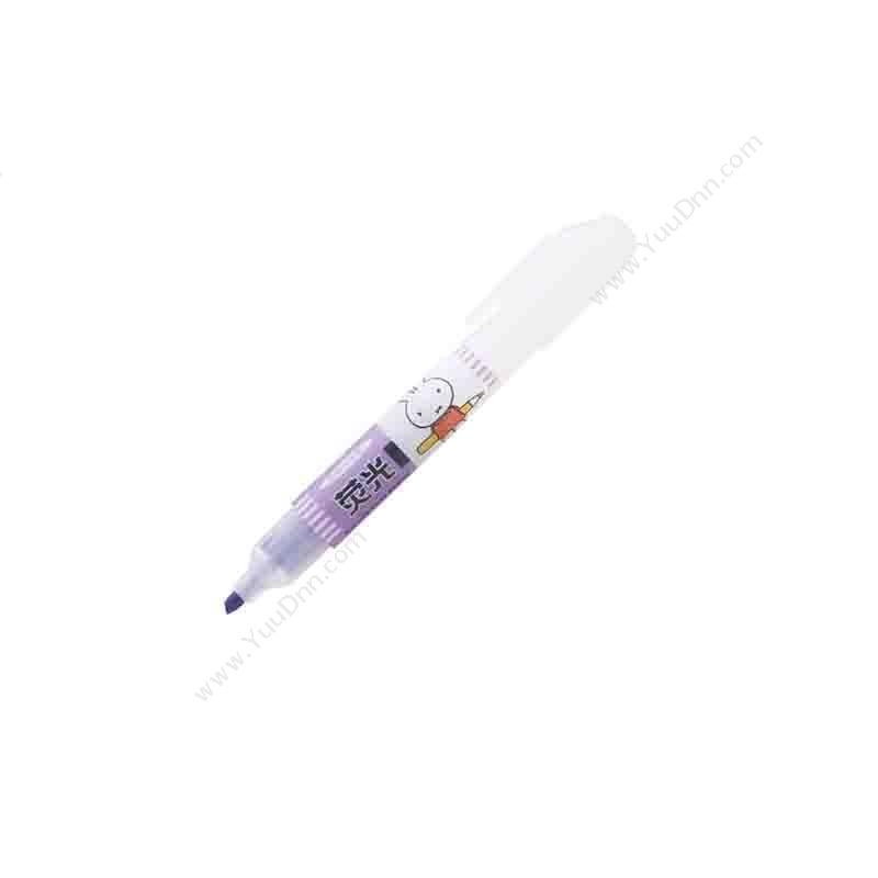 晨光文具 M&G 米菲   插盖式荧光笔MF-5301/21003（紫色，12支/盒） 单头荧光笔