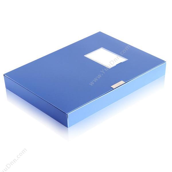 得力 Deli 5602 粘扣档案盒 PP （蓝） PP档案盒