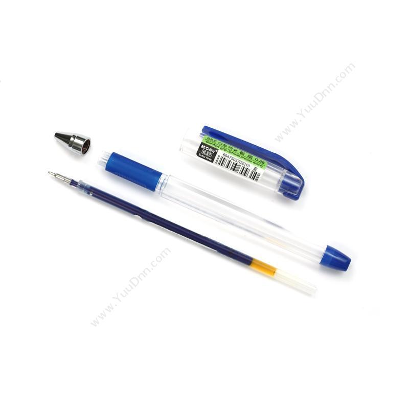 晨光文具 M&G K37  0.38 （蓝） 替换芯MG6100 插盖式中性笔