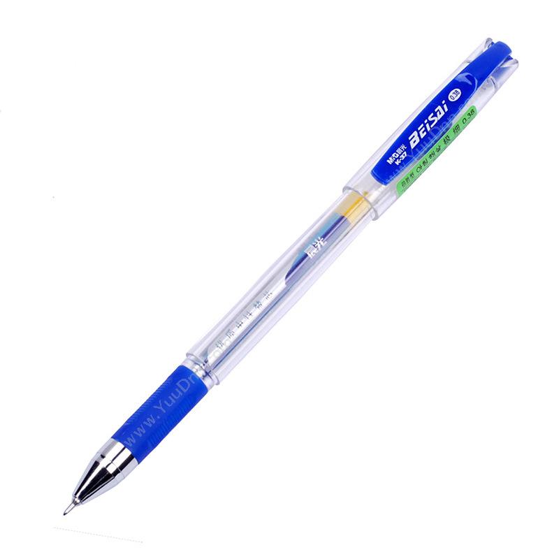 晨光文具 M&GK37  0.38 （蓝） 替换芯MG6100插盖式中性笔