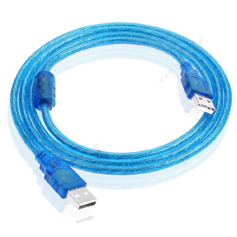 创乘 ChuangChengCC259 高速USB2.0数据传输线(AM-AM) 3米 透明（蓝）USB数据线