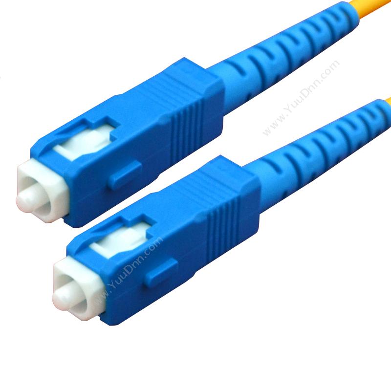 酷比客 L-Cubic LCCPSFSCSCYW-25M 单模单芯  公对公 （黄） 用于信号传输和数据传输电信网等 单模光纤跳线