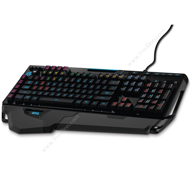罗技 Logi G910 游戏机械键盘 （黑） 有线键盘