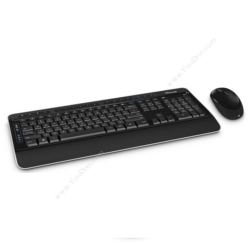 微软 MicrosoftPP3-00027 无线桌面套装3050 （黑）键鼠套装