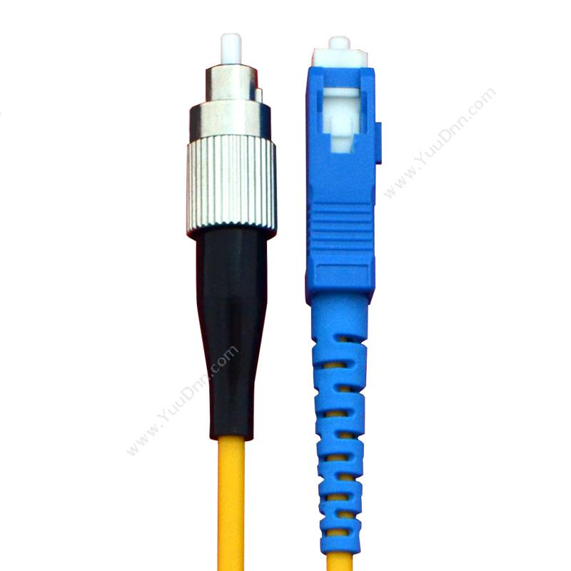 酷比客 L-CubicLCCPSFSCFCYW-30M 单模单芯  公对公 （黄） 用于信号传输和数据传输电信网等单模光纤跳线