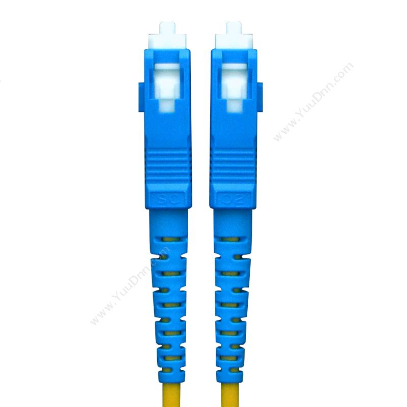 酷比客 L-CubicLCCPSFSCSCYW-25M 单模单芯  公对公 （黄） 用于信号传输和数据传输电信网等单模光纤跳线